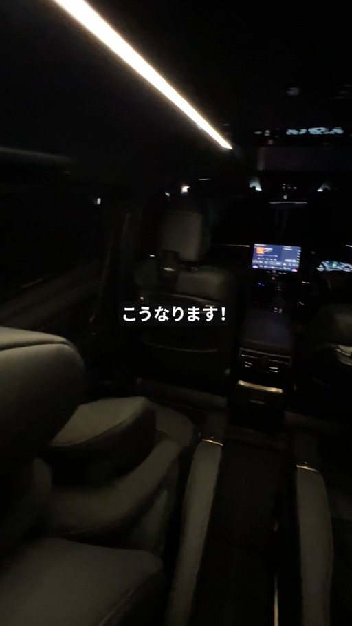 全窓サンシェードを装着し、外からの光を遮った40系アルファードの車内